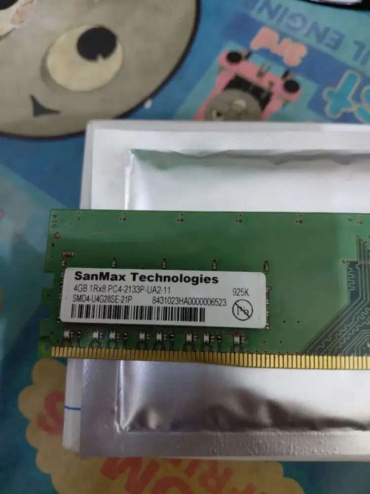 RAM PC Desktop DDR4 4GB PC4-2133 SanMax 1Rx8 – Tested Normal