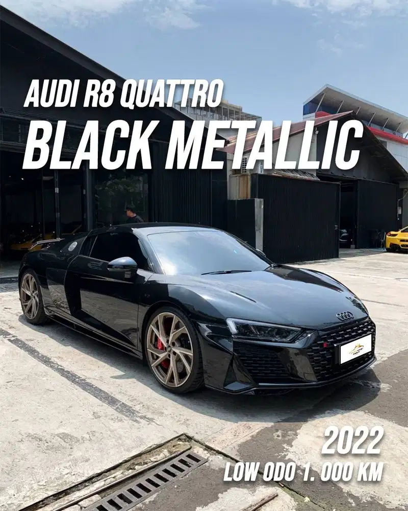 Audi R8 Quattro  Mythos Black Metallic