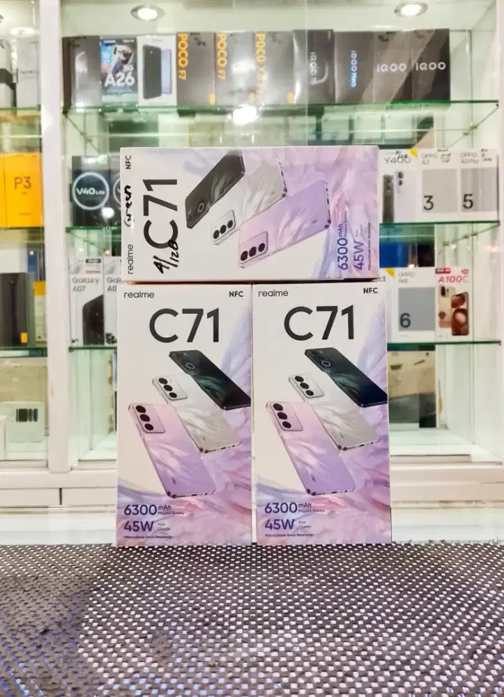 BARU..REALME C71 RAM 4+4/128 SEGEL/GARANSI RESMI.