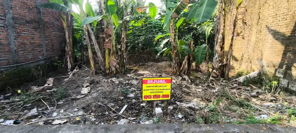 BISMILLAH Jual Tanah Kavling Pasar Sukodono STRATEGIS