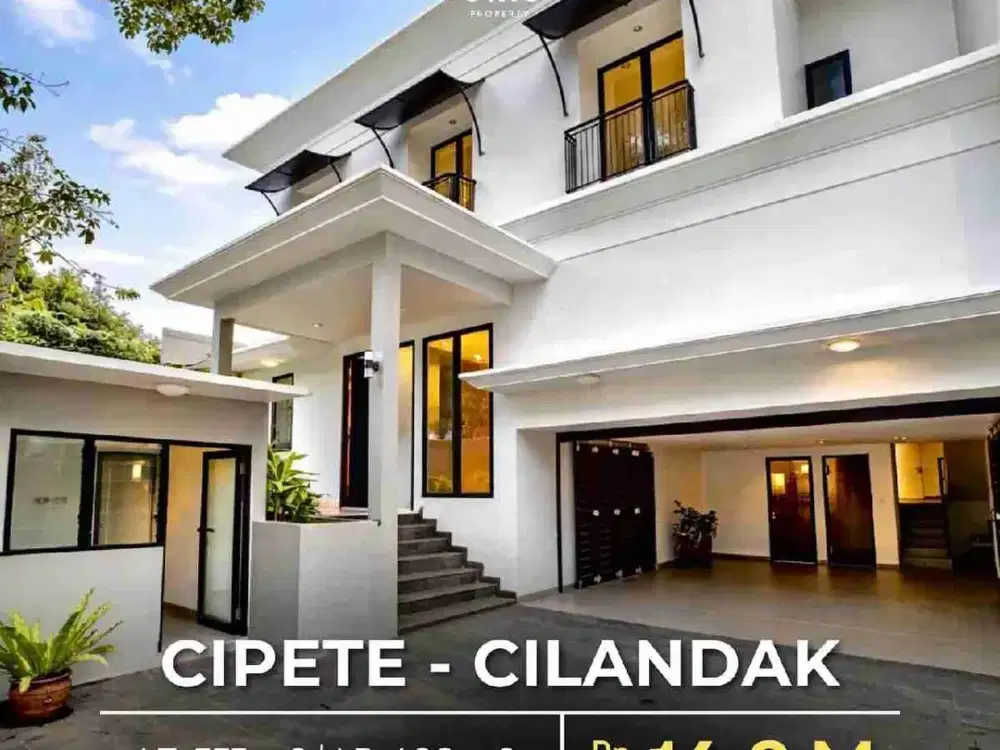 BRAND NEW HOUSE
MODERN CLASSIC DESIGN di CIPETE CILANDAK JAKARTA SELATAN