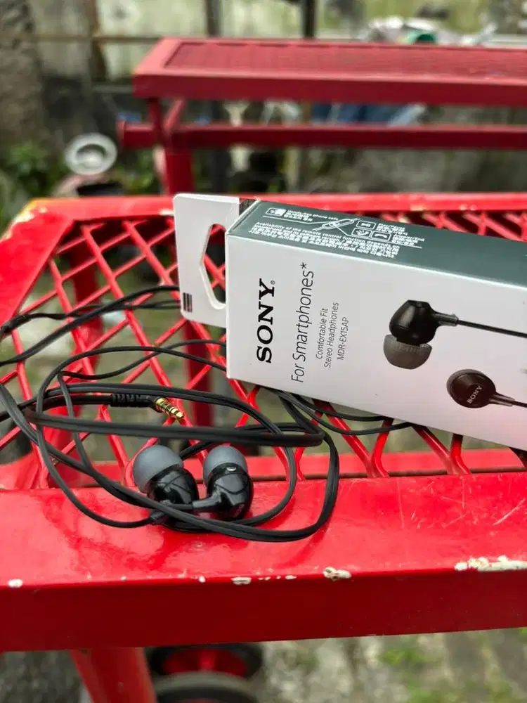 Earphone Sony MDR-EX15AP Black Original