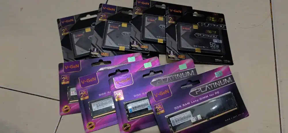 SSD VGEN 512 GB/RAM VGEN 8 GB