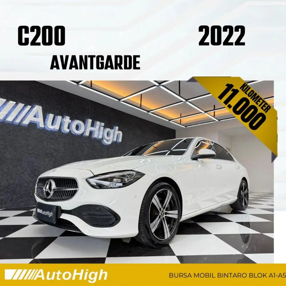 DP10% [Km11.000] C200 Avantgarde 2023 White Reg 2022 #AUTOHIGH