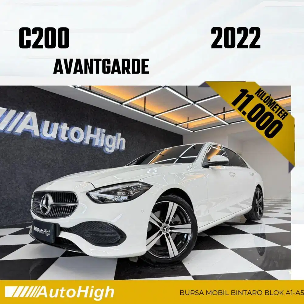 DP10% [Km11.000] C200 Avantgarde 2023 White Reg 2024 #AUTOHIGH