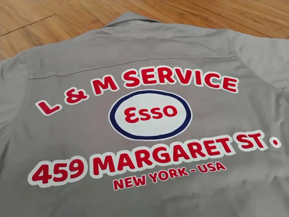 Kemeja Workshirt Esso Vintage