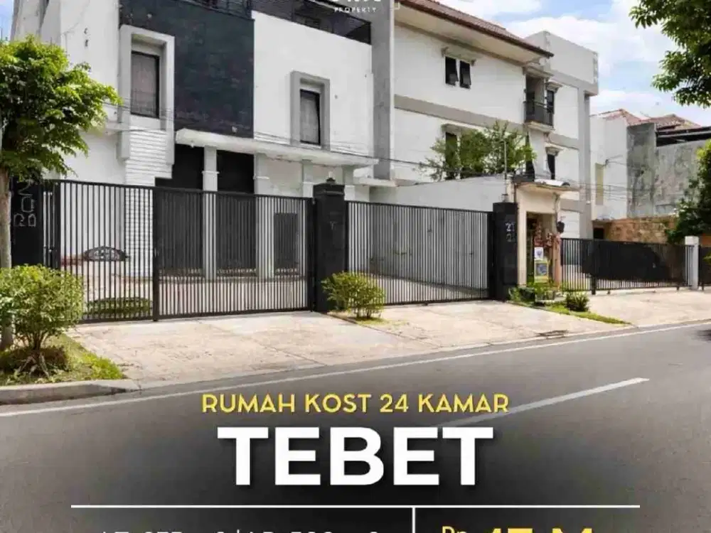 RUMAH KOST 24 KAMAR
KOMERSIAL AREA
di TEBET JAKARTA SELATAN