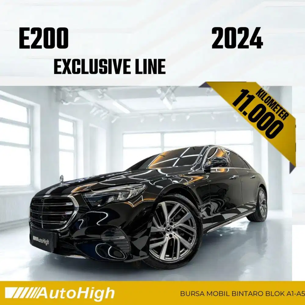 DP10% [Km11.000[E200 Exclusive 2024 Black Reg 2025 #AUTOHIGH