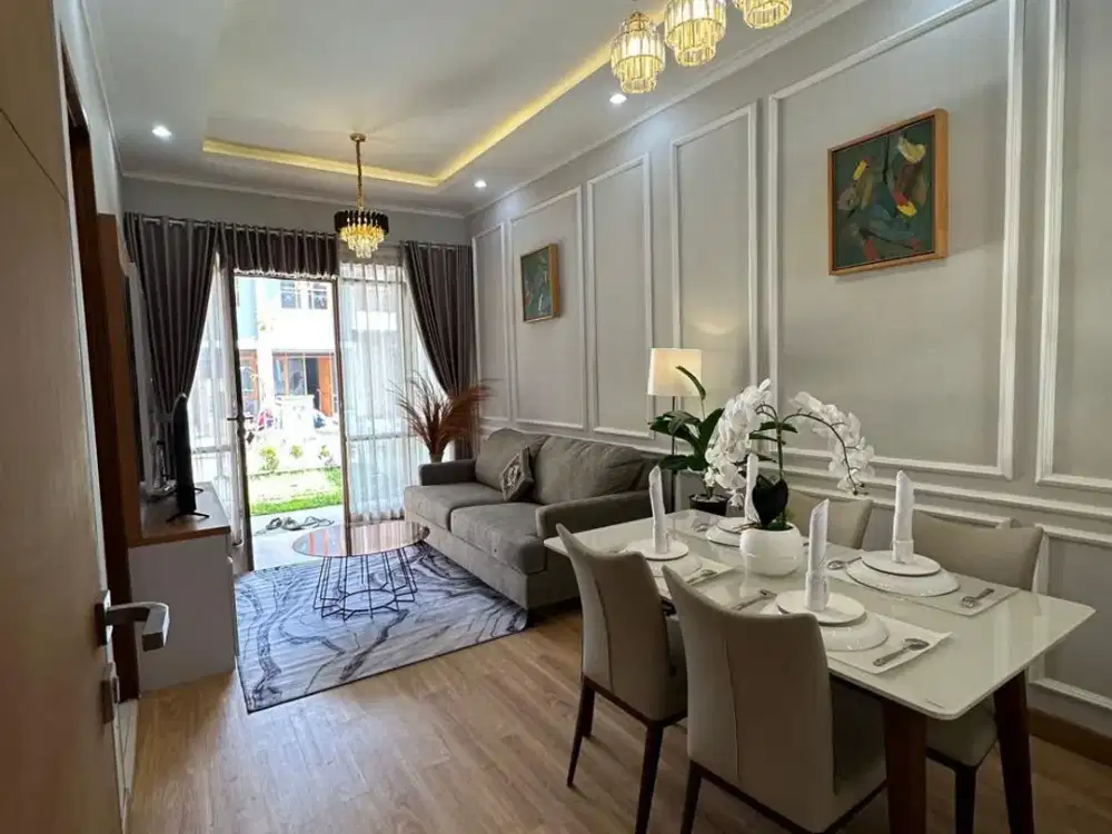 Rumah 2 Lantai Furnished di Cherry Field Bandung