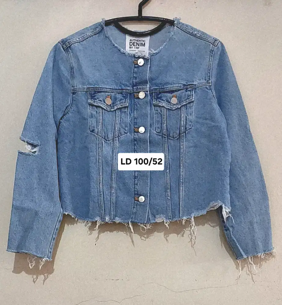 Jaket jeans ZARA, LD 100 Panjang 52