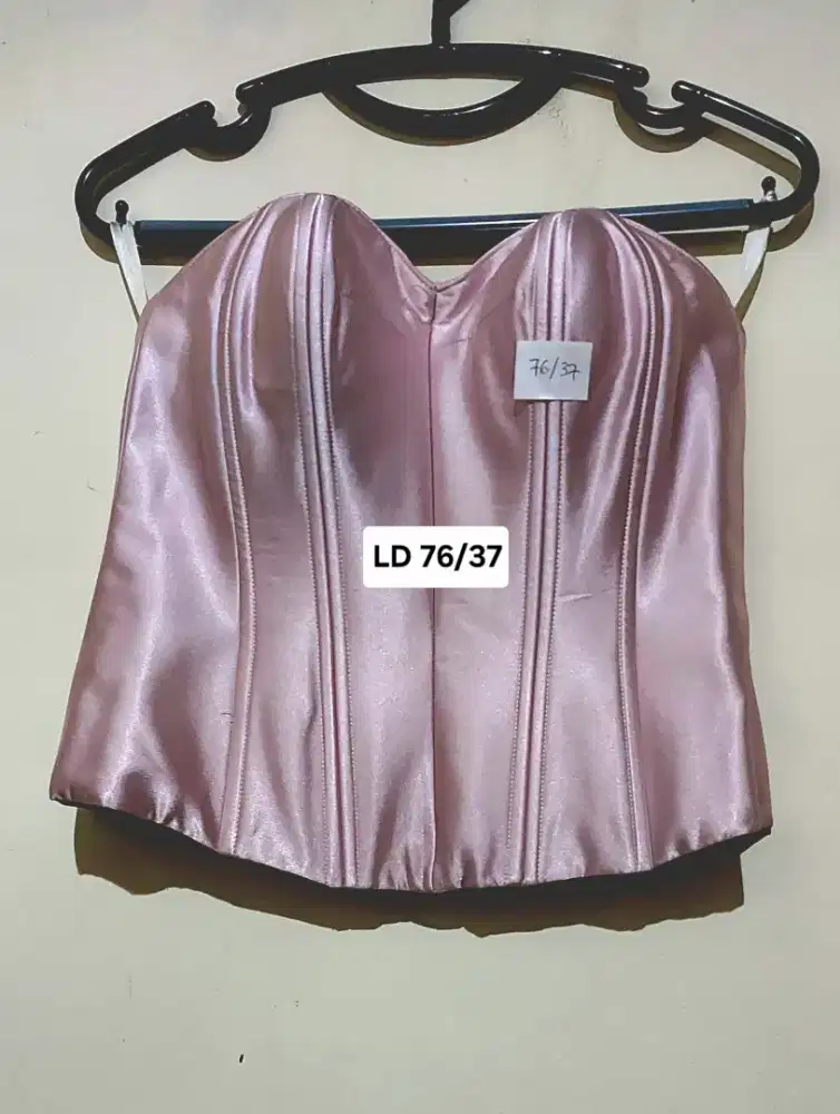 3 pcs Bustier kebaya wanita, bahan tebal berkualitas