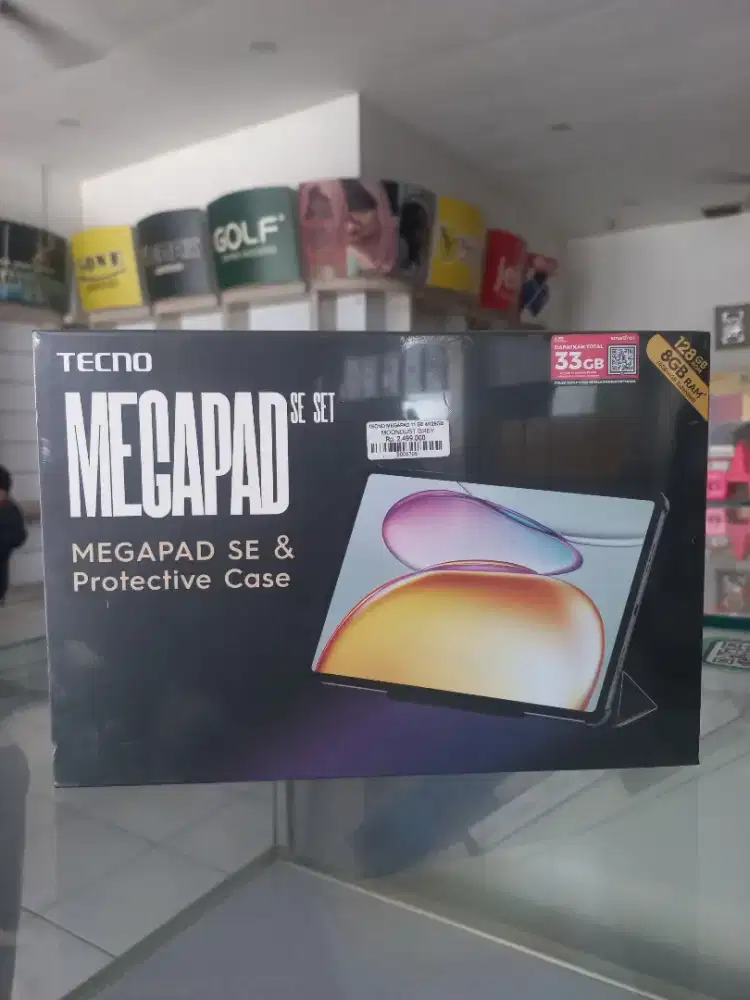 TECNO MEGAPAD SE 11 4/128GB CUMAN 2 JUTAAN AJA