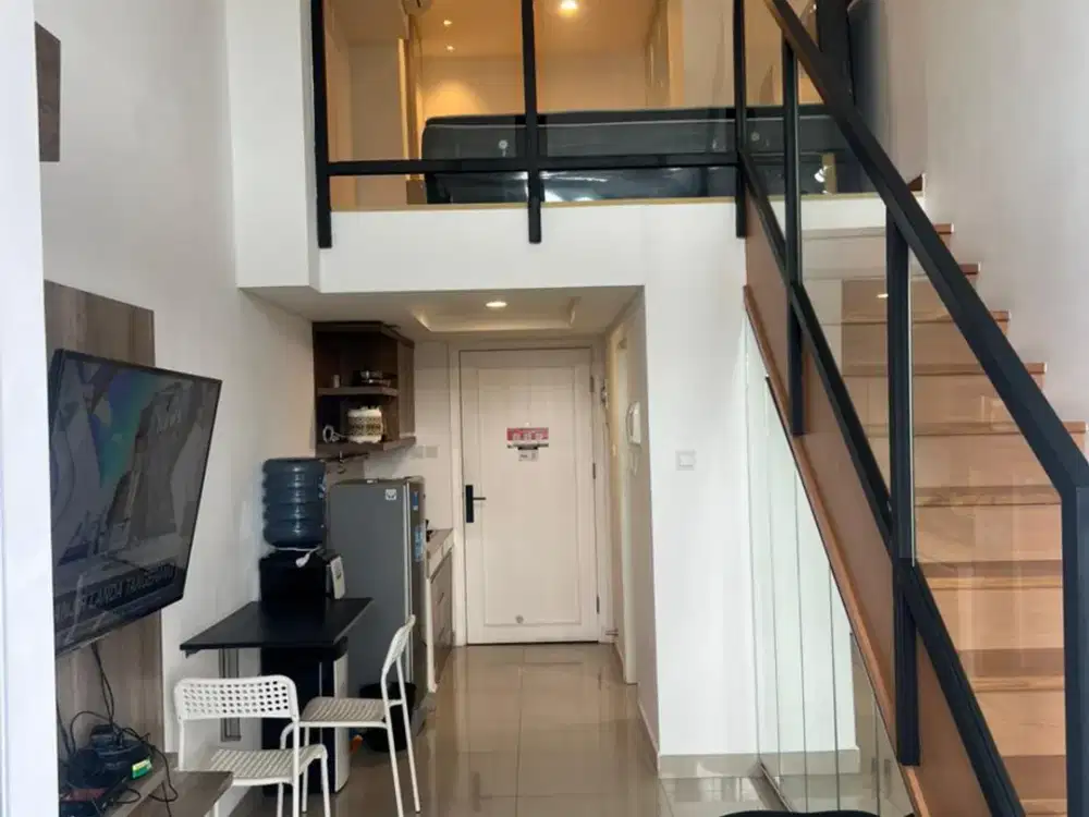 Dijual apartemen Kingland Avenue type loft furnished siaphuni