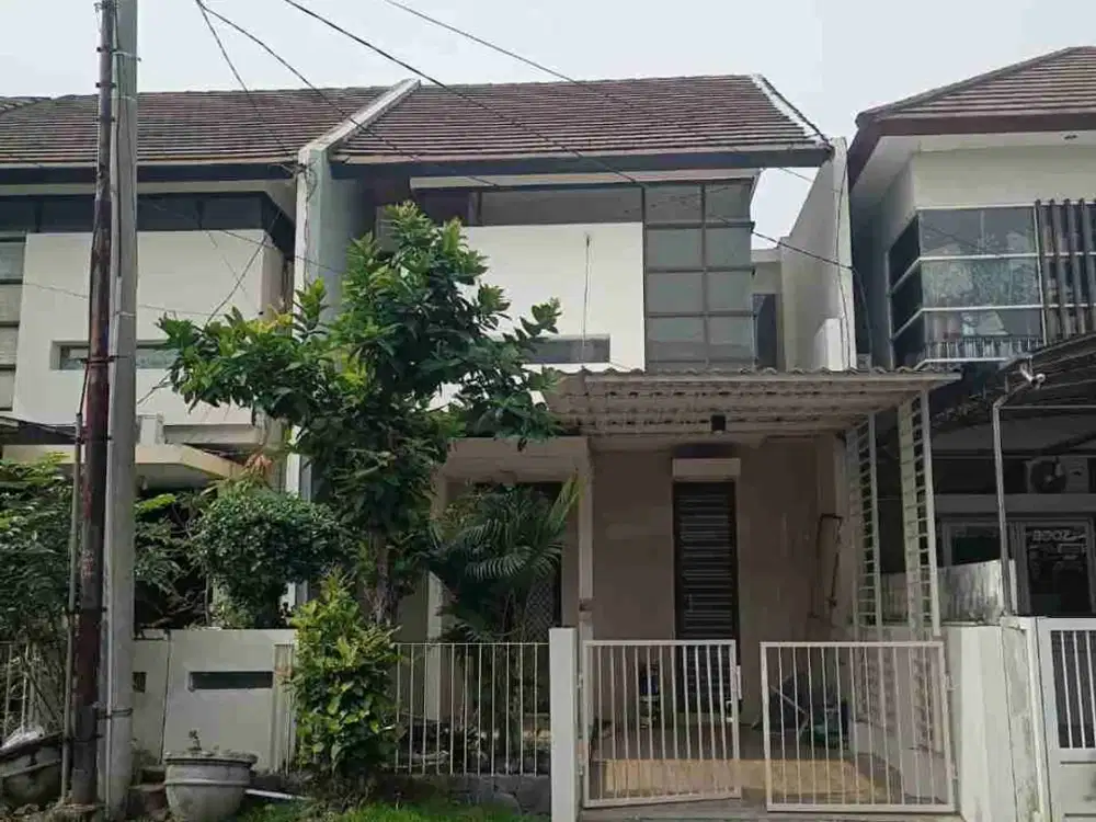 Jual Rumah Pantai Mentari 2 Lantai Siap Huni Row Jalan 3 Mobil