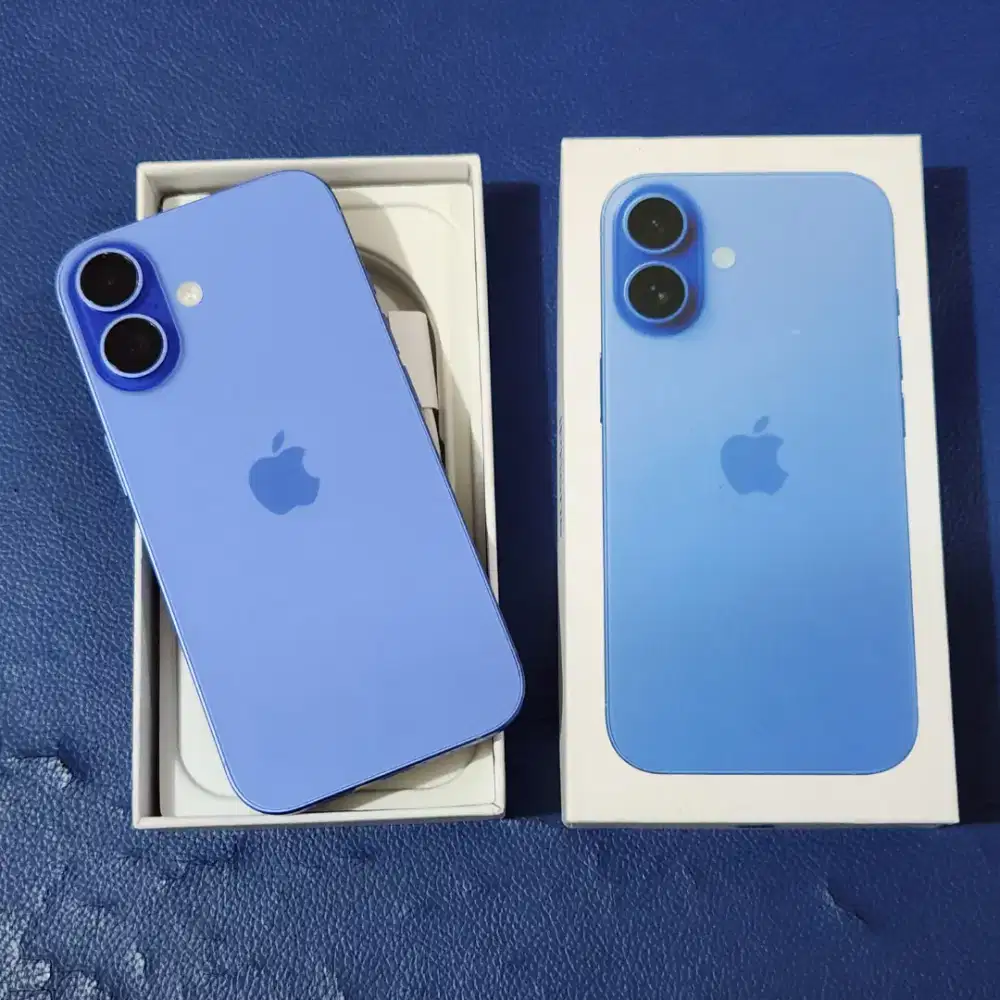 iPhone 16 128gb fullset mulus no minus