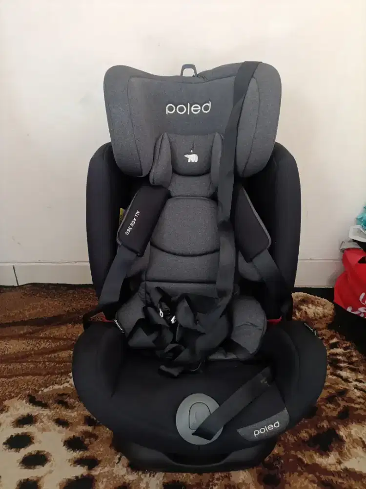 Car seat baby poled
