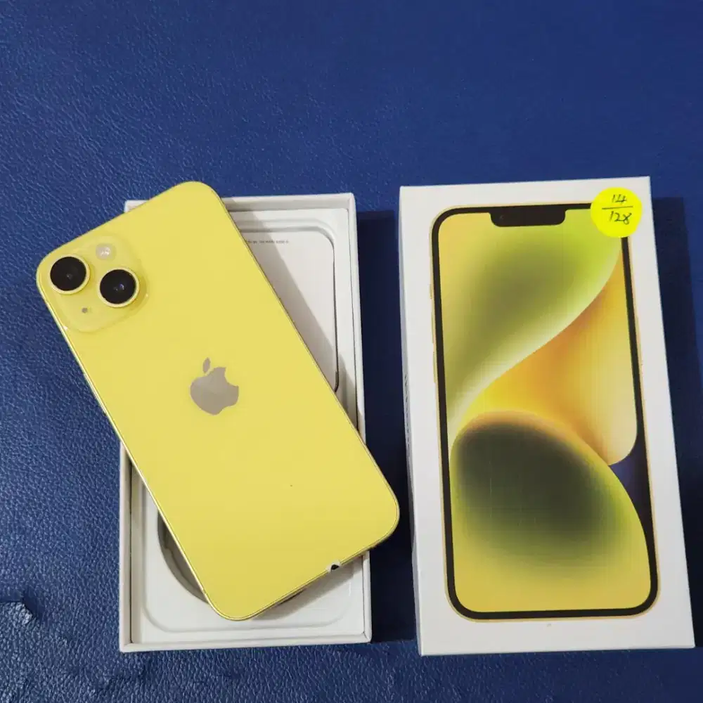 iPhone 14 128gb original fullset mulus