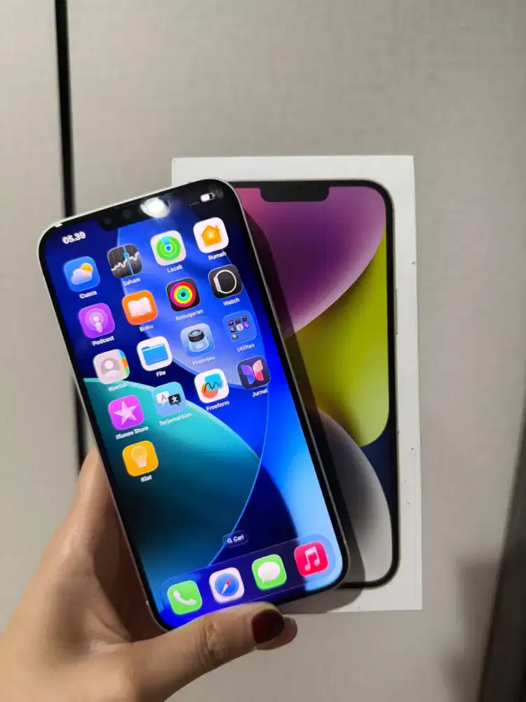 DIJUAL IPHONE 14 PLUS 128gb RESMI IBOX