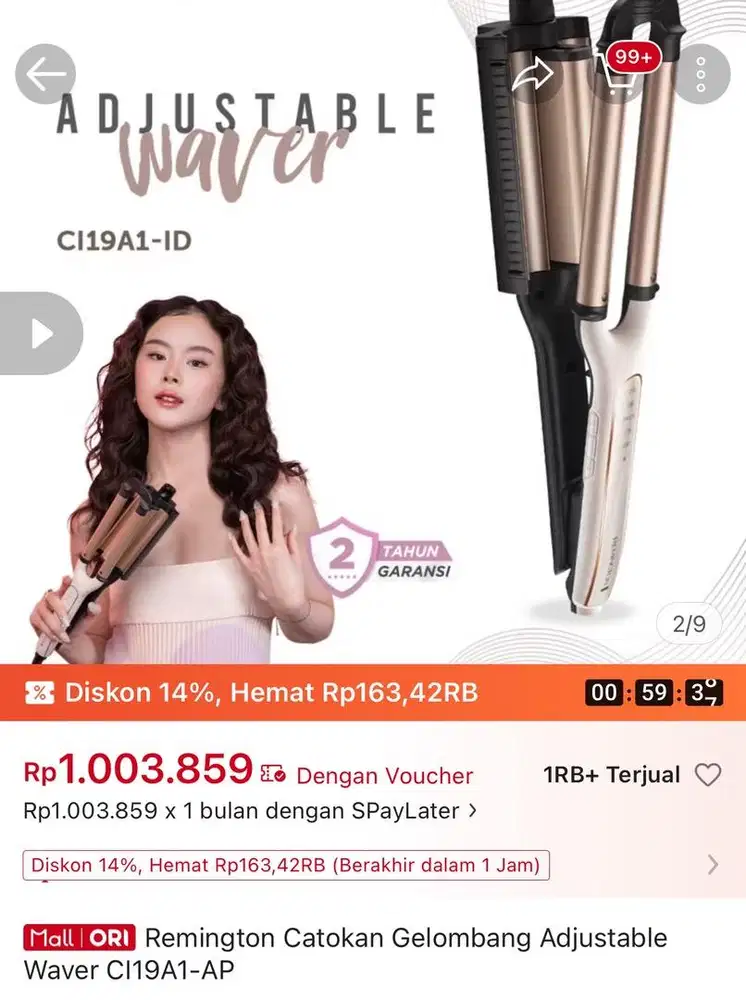 Catokan remington wave