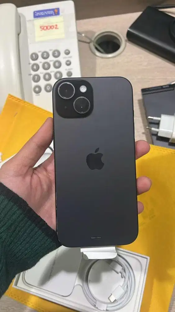Iphone 15 128gb fullset BH 100%