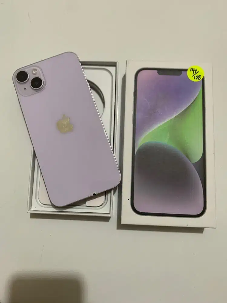 Iphone 14 plus 128gb fullset mulus no minus
