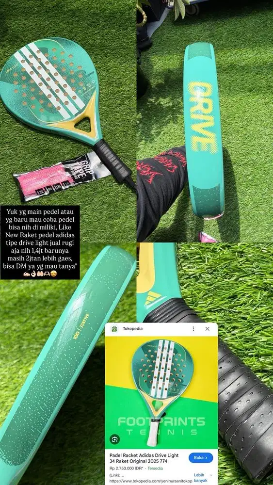 Dijual cepat murah Raket Adidas tipe drive light