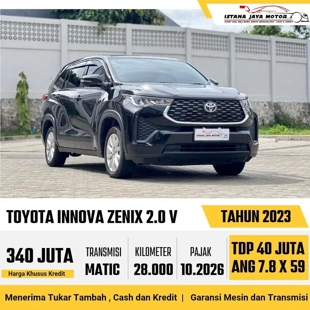 KM 28RB Toyota Innova Zenix Q 2.0 Automatic 2023 Hitam