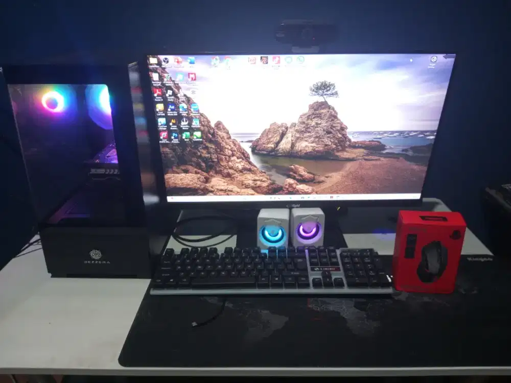 Komputer full set tinggal pakai dan ada free