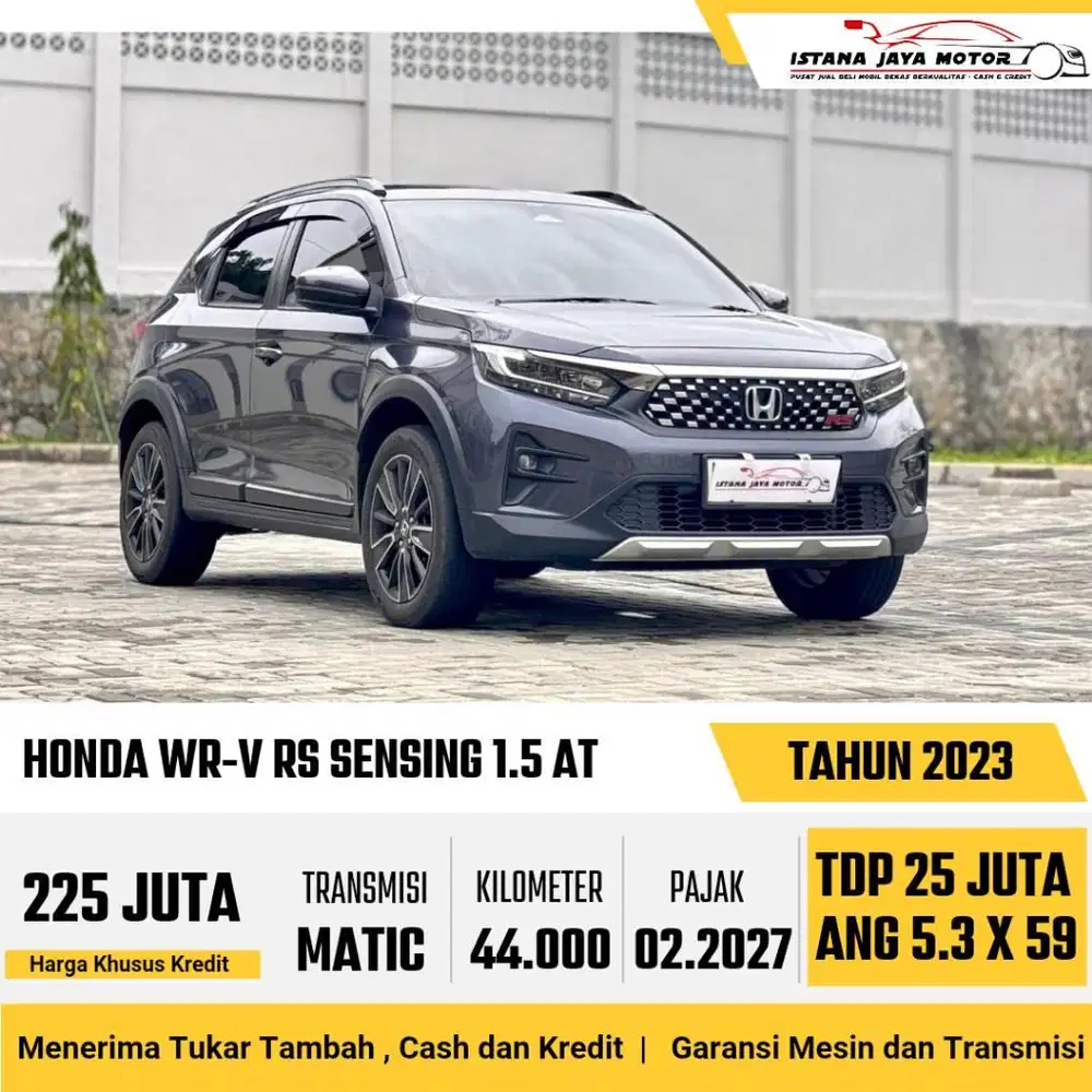 PAJAK PANJANG Honda WR-V RS Sensing 1.5 Automatic 2023