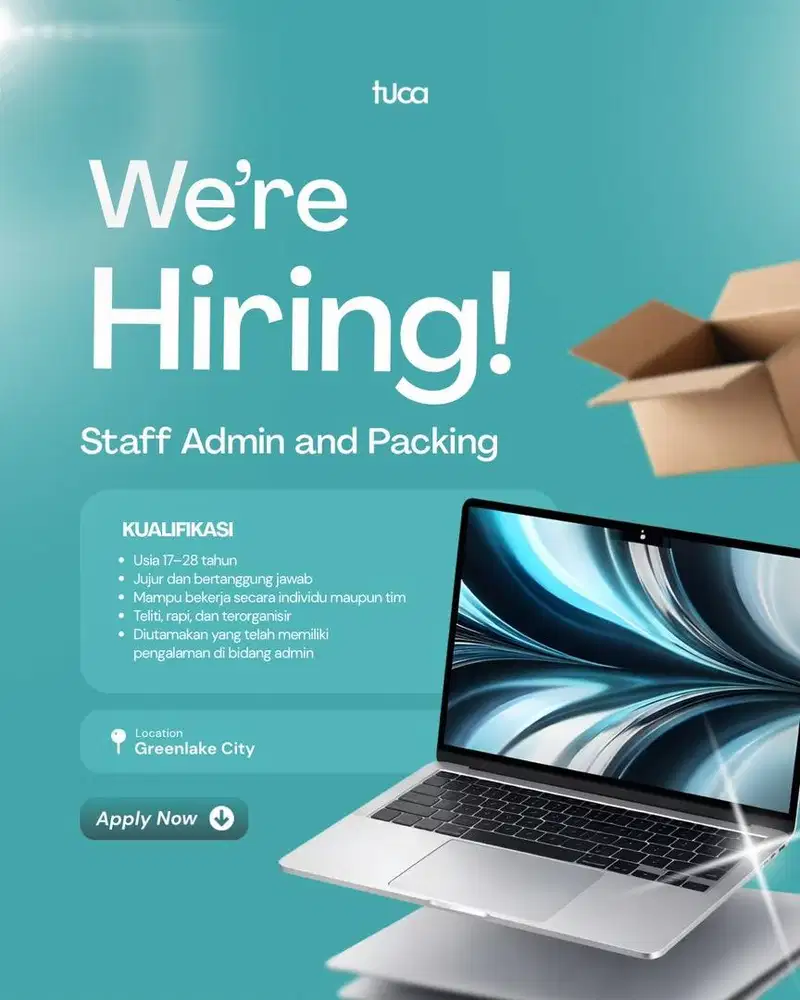 Dicari Admin Dan Packing Online Shop