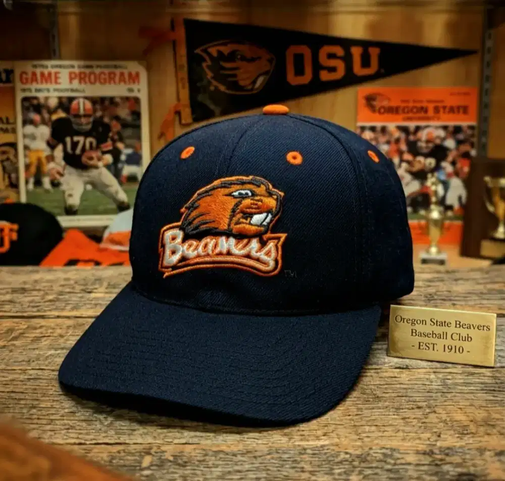 Topi Vintage Baseball Oregon State Beavers NCAA Original Second