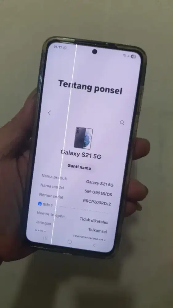Samsung s21 5g  Ram 8/256 Nfc SEIN