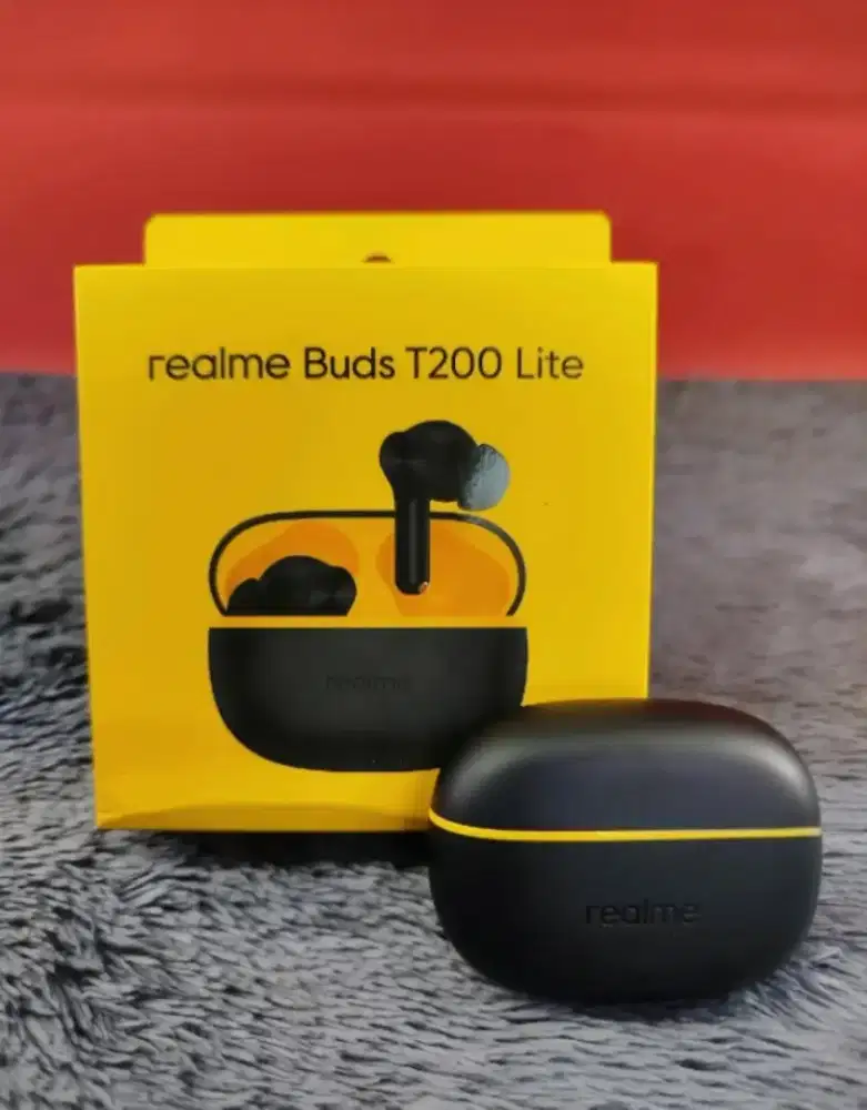 Realme Buds T200 Lite Fullset Mulus Nominus - Bass Mantap