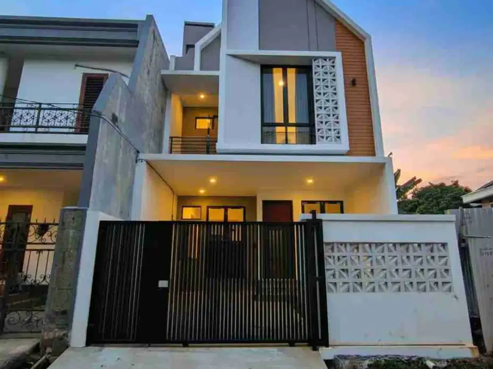 dijual Rumah Baru Siap Huni di Komplek Pondok Bambu Jakarta Timur