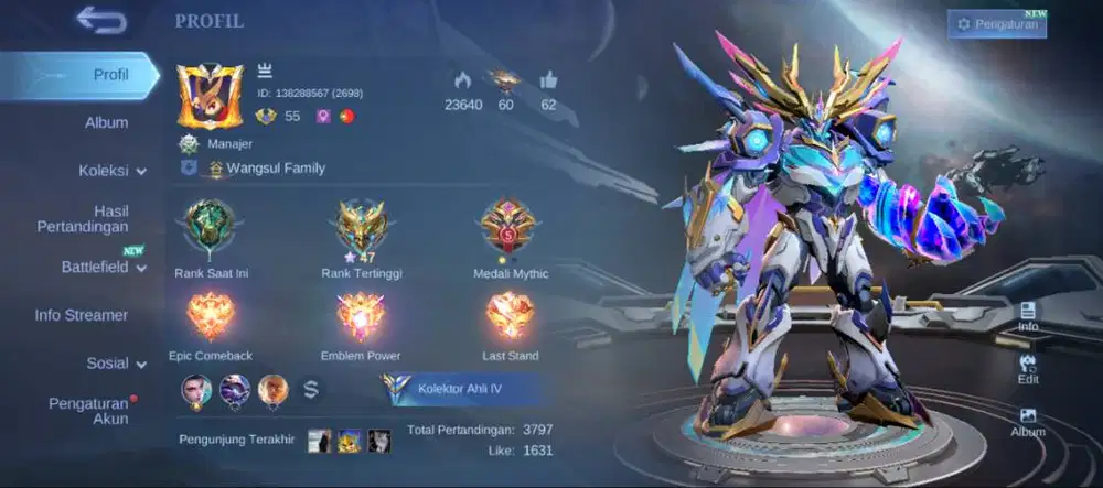 jual akun ml aman dan terpercaya