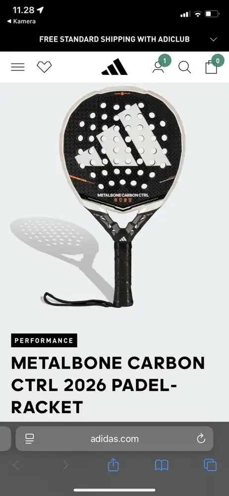 Adidas Metalbone Carbon CTRL 2026 Racket Padel