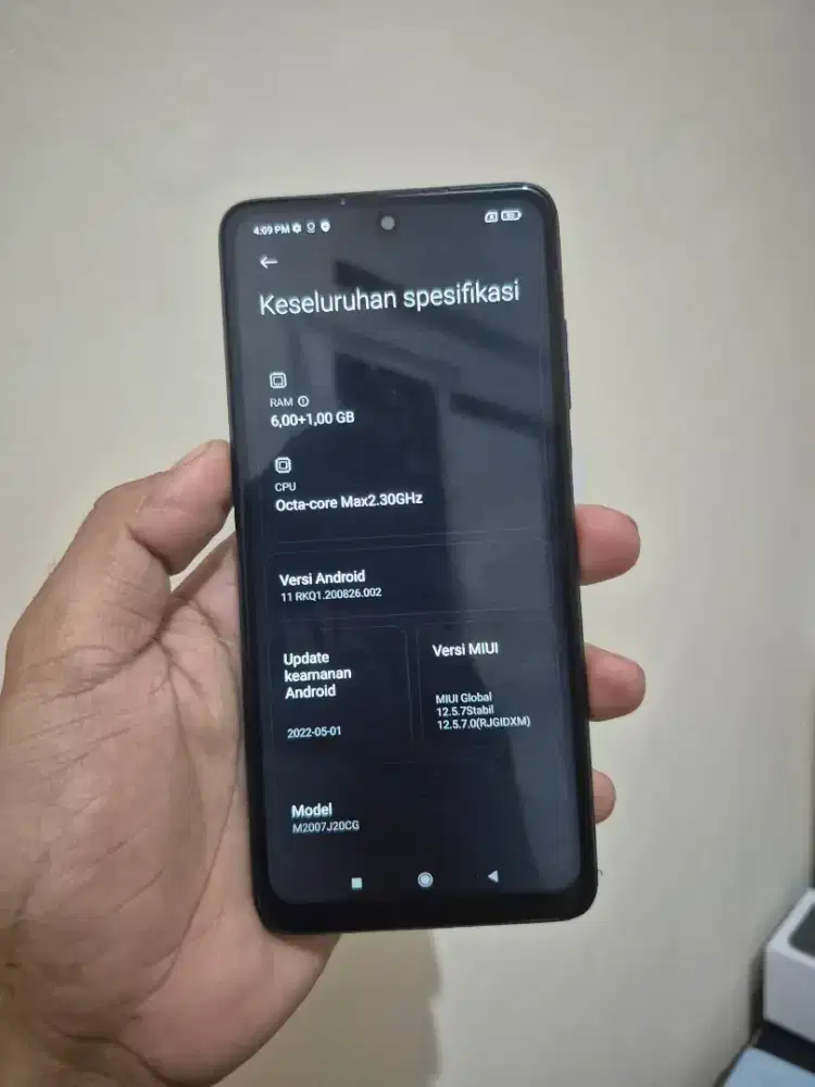 Poco x3 nfc 6/64 mulus hp cass normal