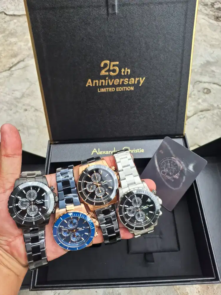 Jam tangan alexandre christie 6141 LIMITED edition 35thn anniv