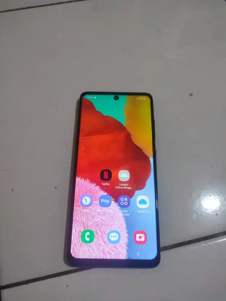 Dijual samsung A51, ram 6/128, lcd ganti, batangan