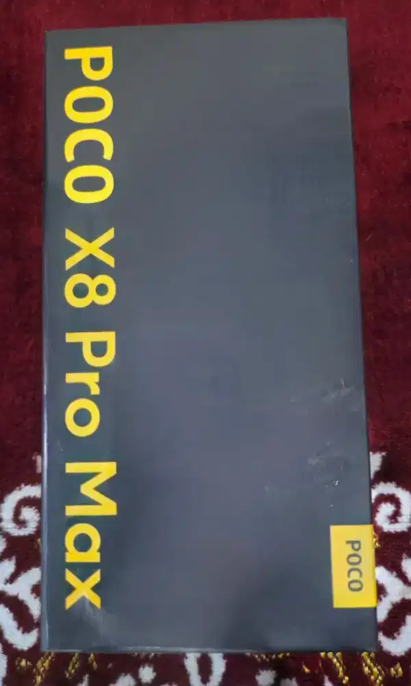 Dijual Poco X8 Pro Max Baru Hitam 12/512 baru segel lengkap