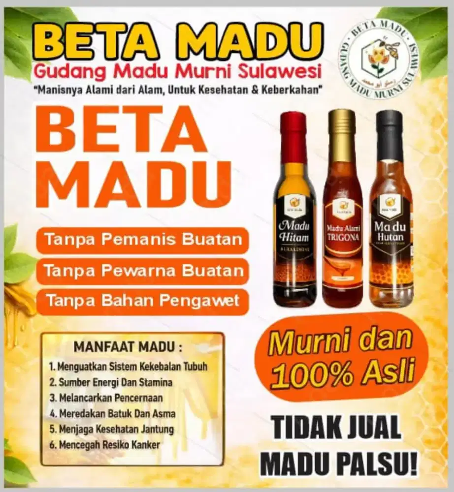 Jual Madu Murni 100%