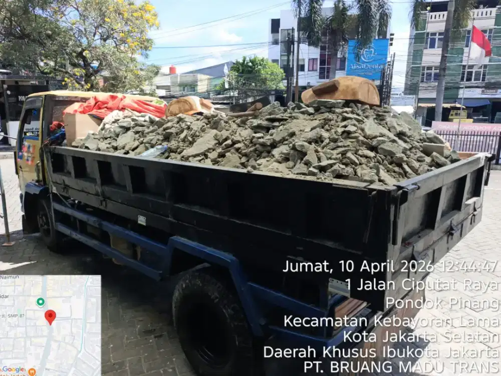 Jasa buang puing proyek