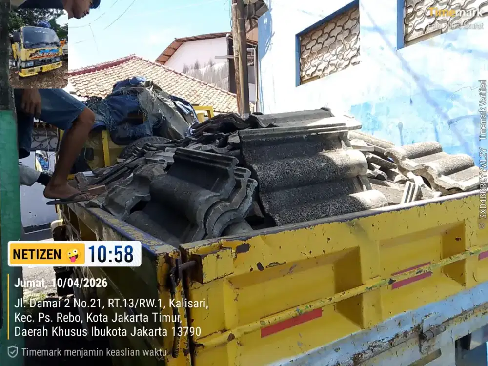 Jasa buang puing dan buang sampah