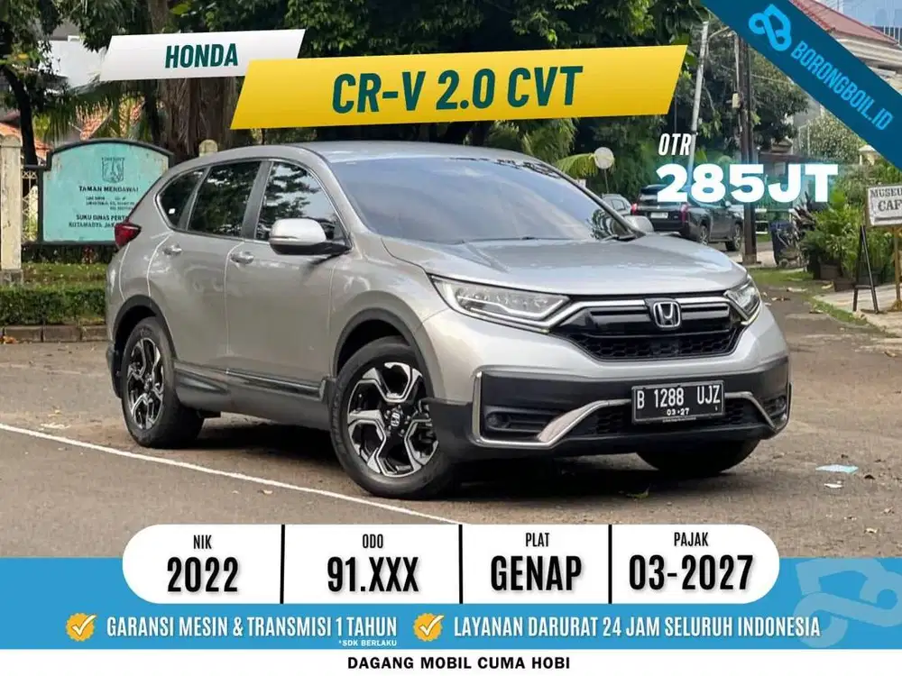 HONDA CRV 2.0 CVT 2022 SERVICE RECORD