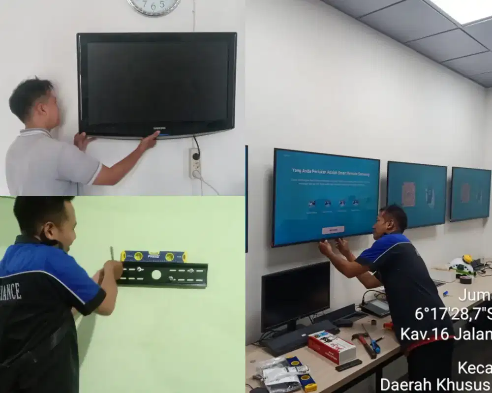 Braket +pasang atau jasa pasang terima rapih breket bracket led tv