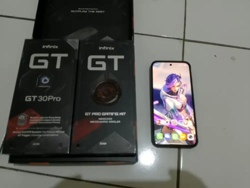 Infinix gt 30 pro 5G 8/256gb versi Dark flare