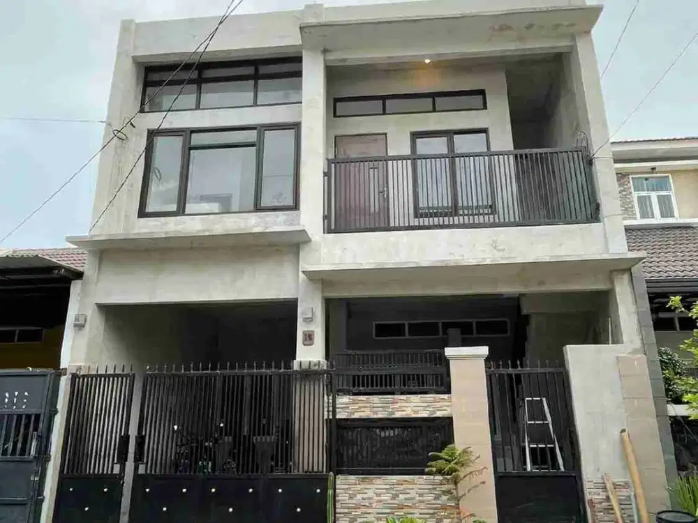 Dijual cepat rumah 1,5 lantai siap huni Perumahan Green Mansion Residence Waru Sidoarjo