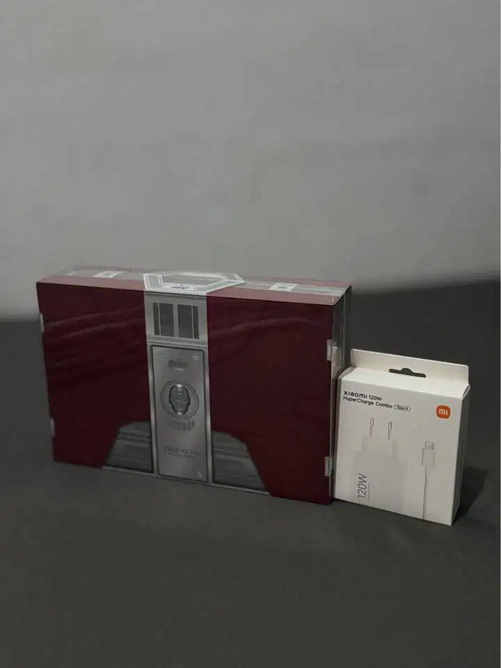 Poco X8 Pro iron man segel box free charger