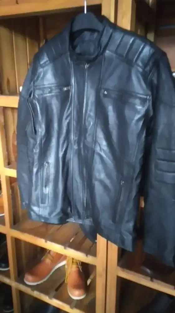 Jaket kulit domba asli