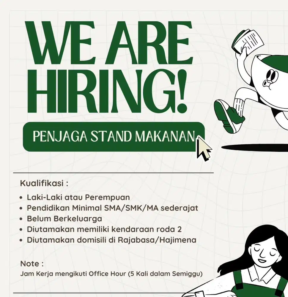 Penjaga Stand Makanan Ringan